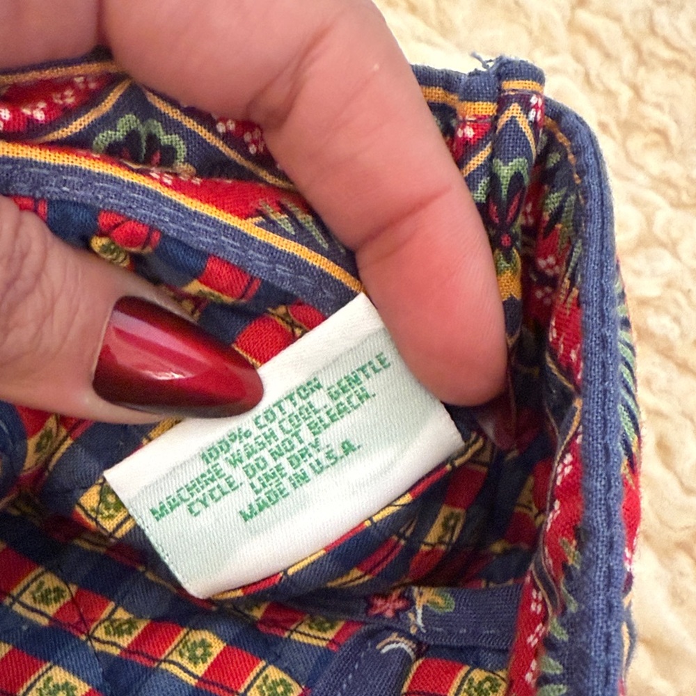Vintage Vera Bradley mini tote bag - Picture 9 of 13